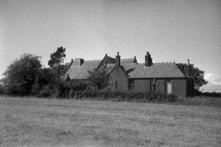 school building in a rural setting