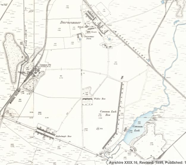 Map of Darnconner and surrounding area